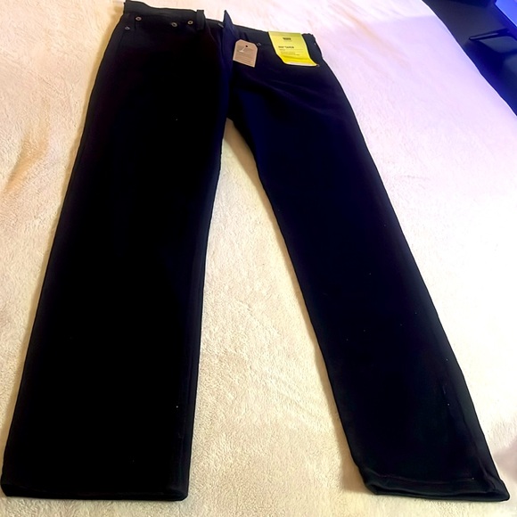 LEVIS 502 “TAPER /MAN COLLECTION /BLACK 🖤 NWT - Picture 4 of 4